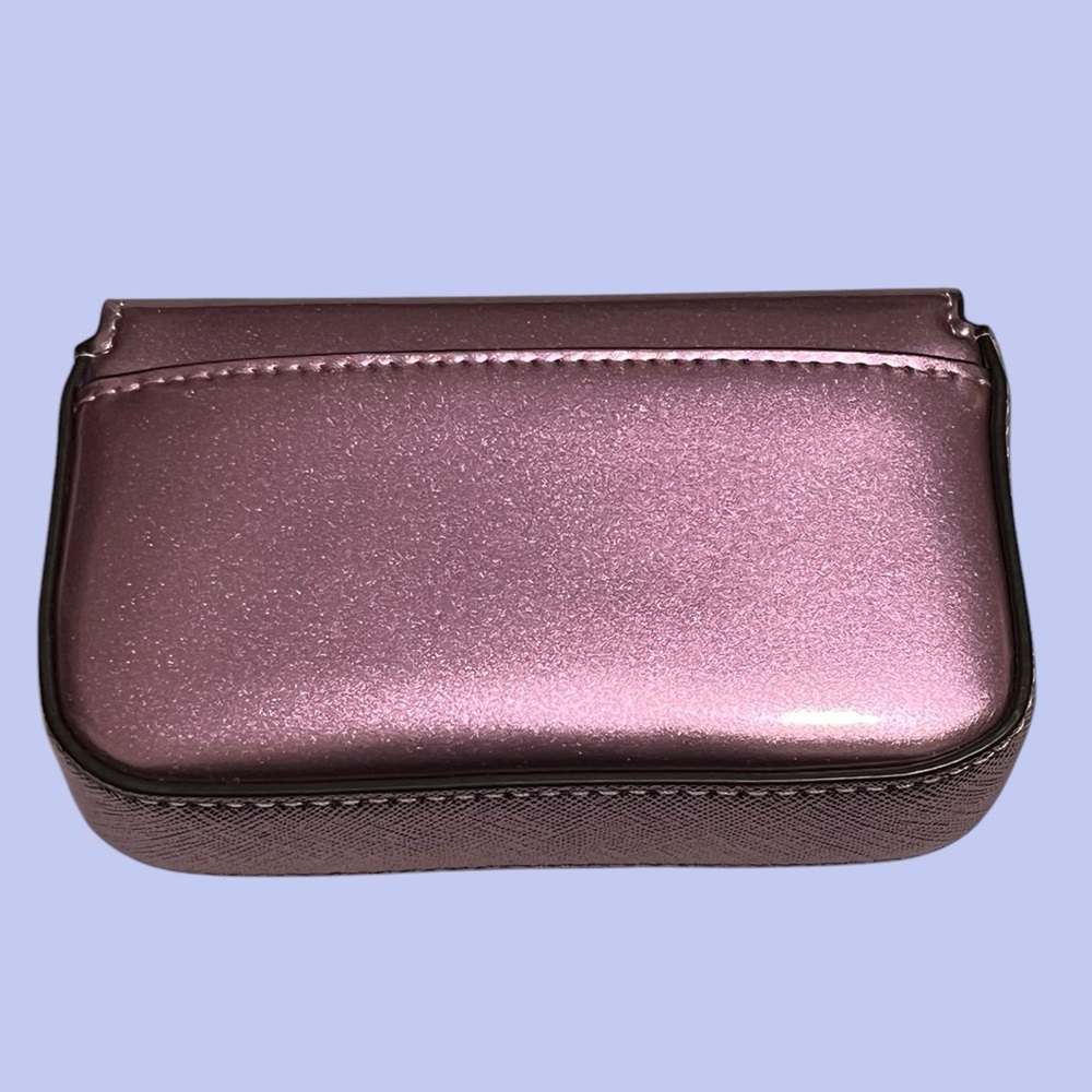 Kate Spade NWOT Kenzie Limited Edition Metallic Card Case Micro Crossbody - Picture 4 of 9